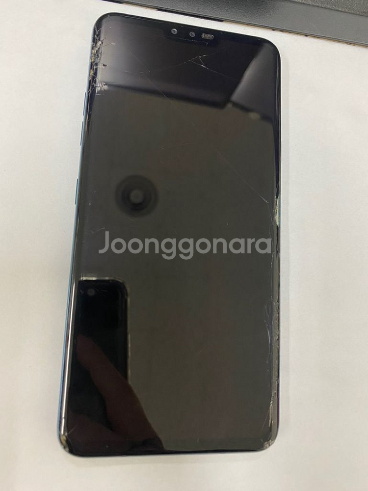 LG V40 블루 액정파손폰 기능정상 128G 무잔상--5
