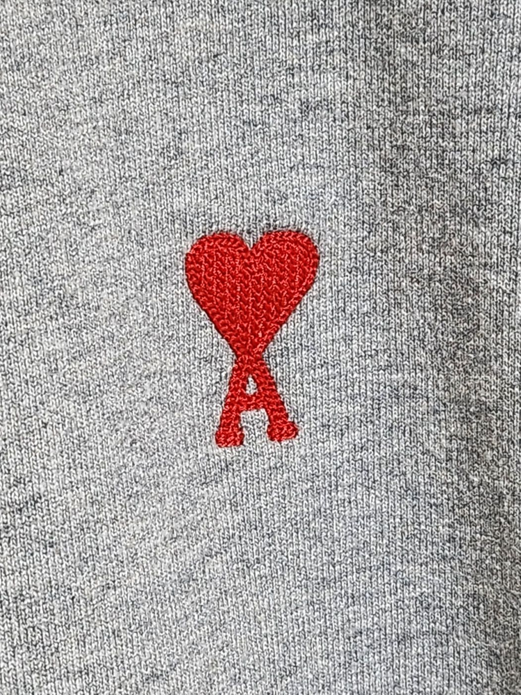 XL 아미 그레이 스몰 하트 남성 맨투맨 이미지