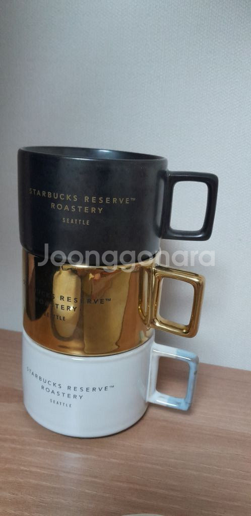 스타벅스 시애틀 1호점 기념컵*3개--0