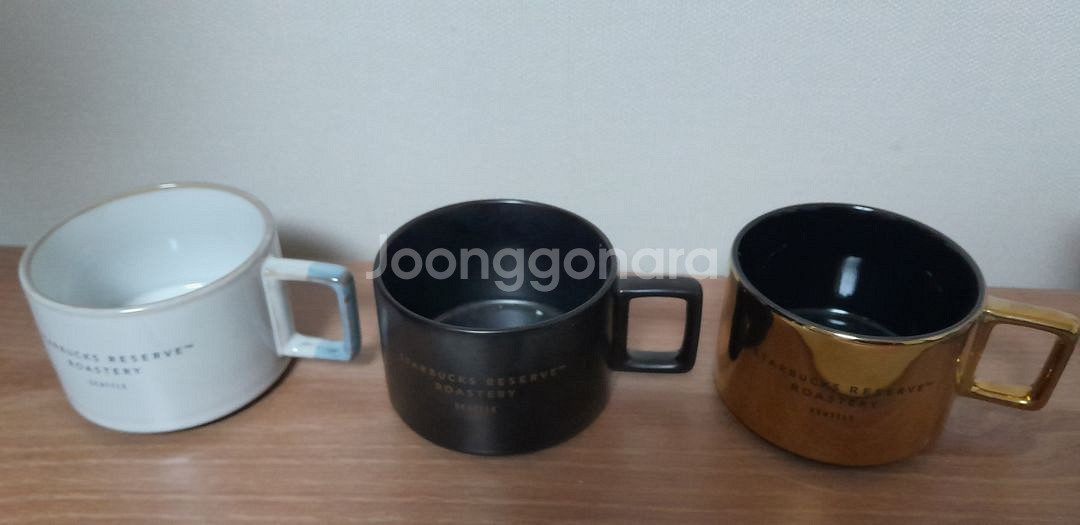 스타벅스 시애틀 1호점 기념컵*3개--8