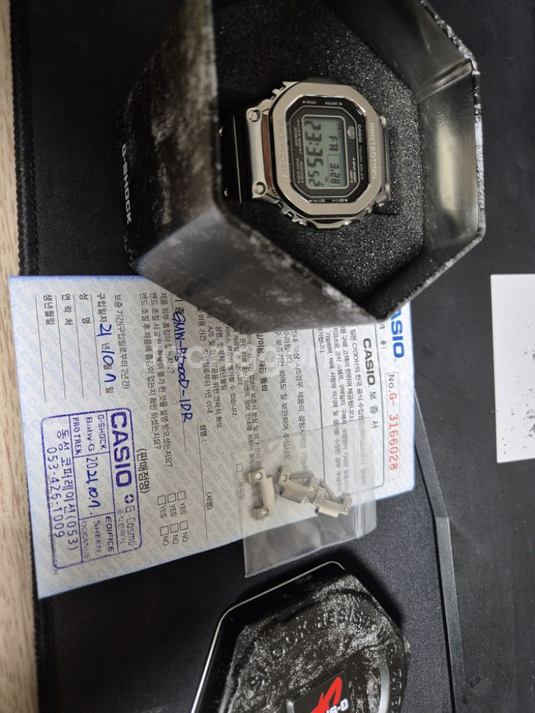지샥 gmw b5000d 풀메탈 실버--5