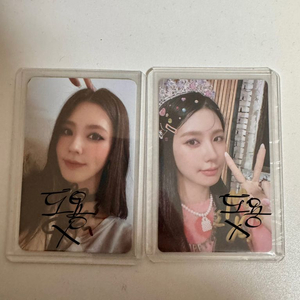미연 싸인 포카
