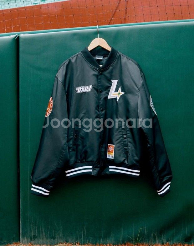 [XXL] SSG랜더스 카시나 인천 바시티 자켓 블랙--1
