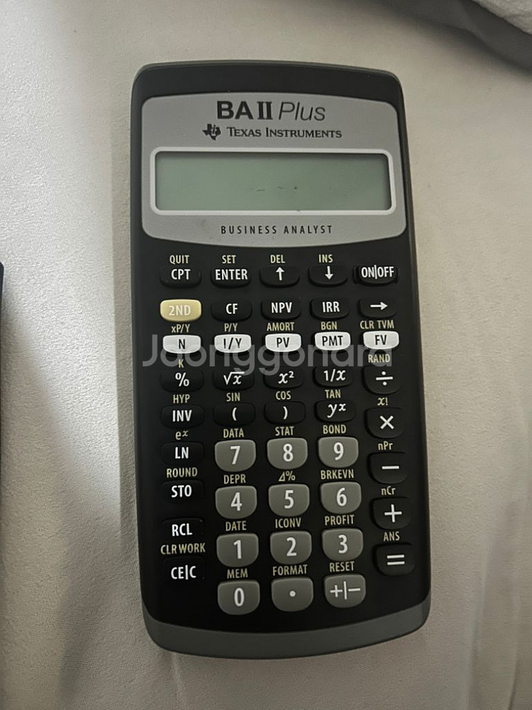 텍사스 인스트루먼트 BA ll Plus 계산기 (커버있--1
