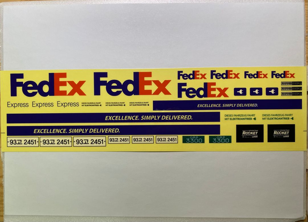 RC카 스티커 데칼 판매 (라보트럭 WPL D12)--1