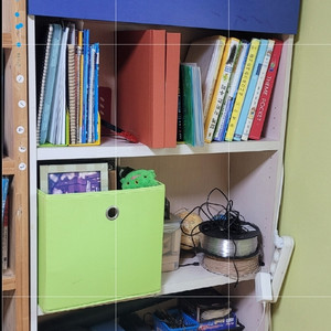 한샘 책장 블루 800 280 1800