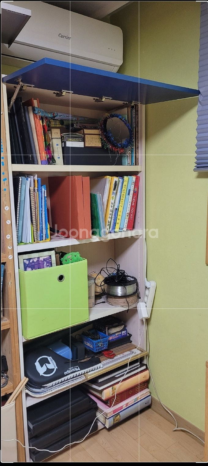 한샘 책장 블루 800 280 1800--1