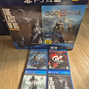 PS4 Pro 1TB + 게임 4개