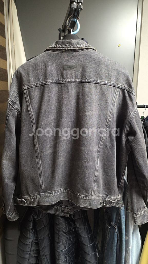 피어오브갓 흑청자켓 블랙데님 간지템--2