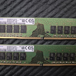 삼성 DDR4 3200 16GB 램 2개 (32GB)