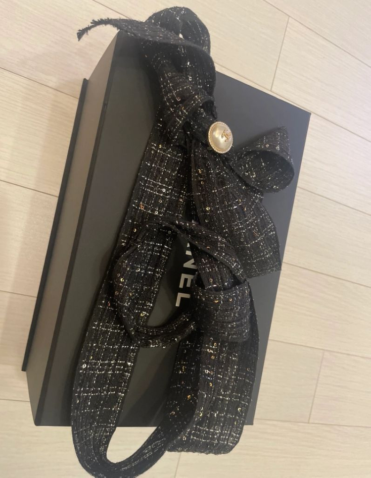 샤넬 캐시미어 제니 머플러 새상품 정품--3