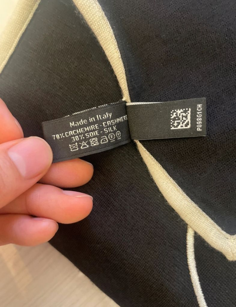 샤넬 캐시미어 제니 머플러 새상품 정품--2