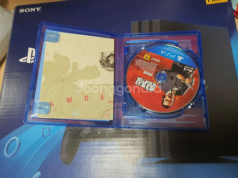 Ps4 pro 1TB 제트블랙 + 레드데드2--2