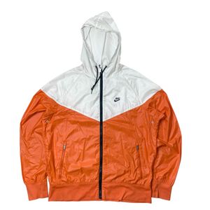 [택포] 나이키 후드집업 바람막이 자켓 흰주