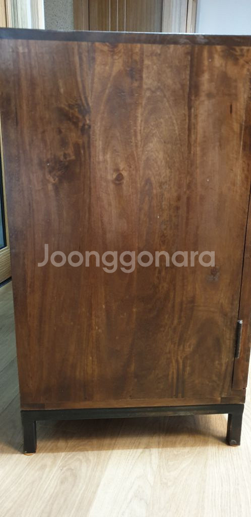 엔틱풍 고가구 원목 장식장 거실장--5