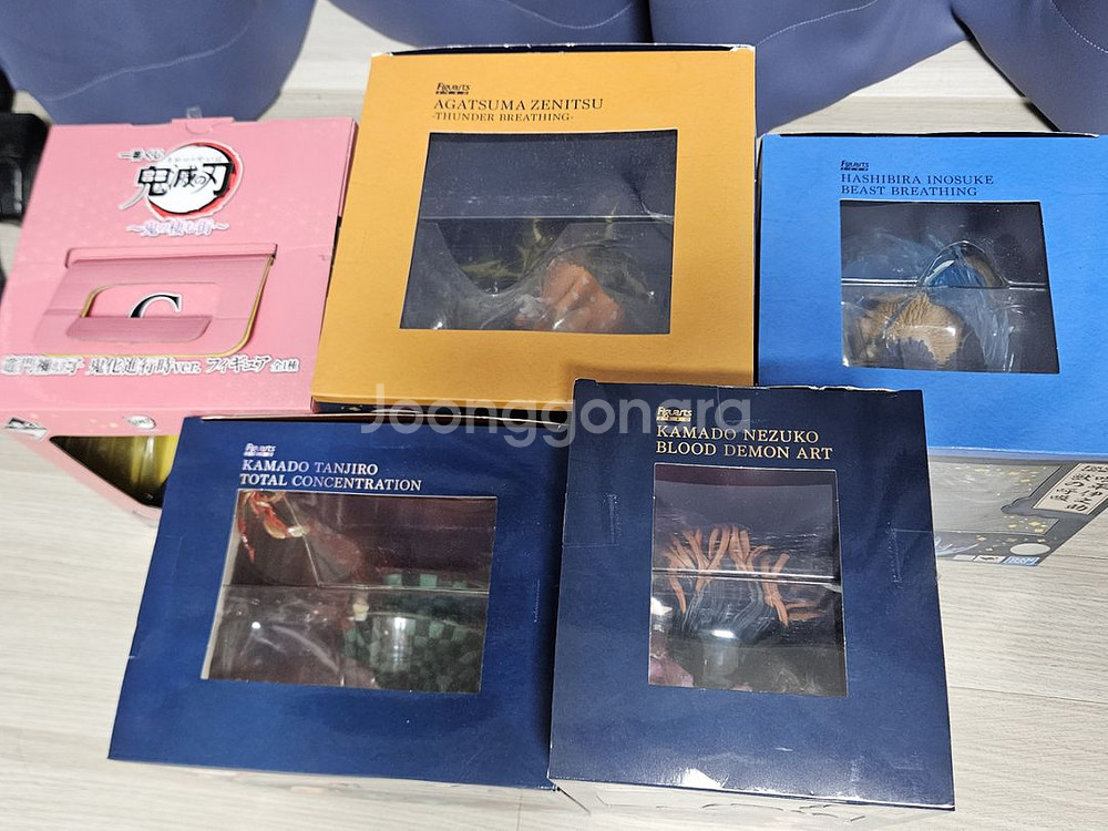 귀멸의칼날피규어 아츠제로 젠이츠 이노스케 탄지로 네즈코--1