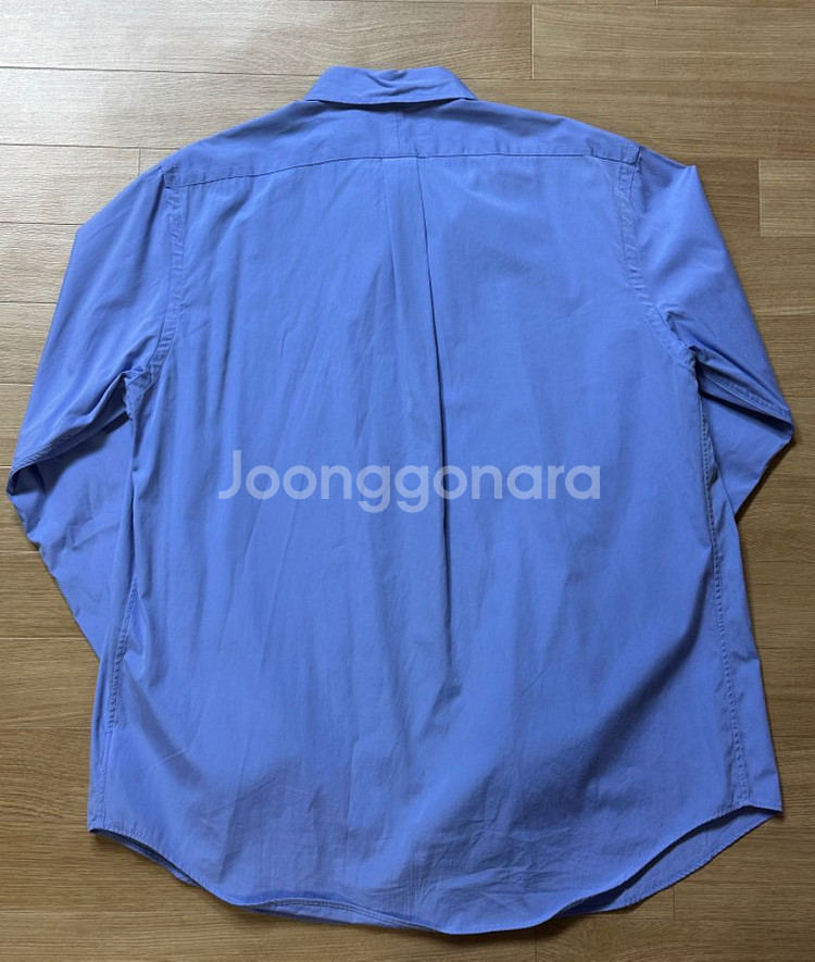 L) 폴로 랄프로렌 롱슬리브 포플린 블루 셔츠--3
