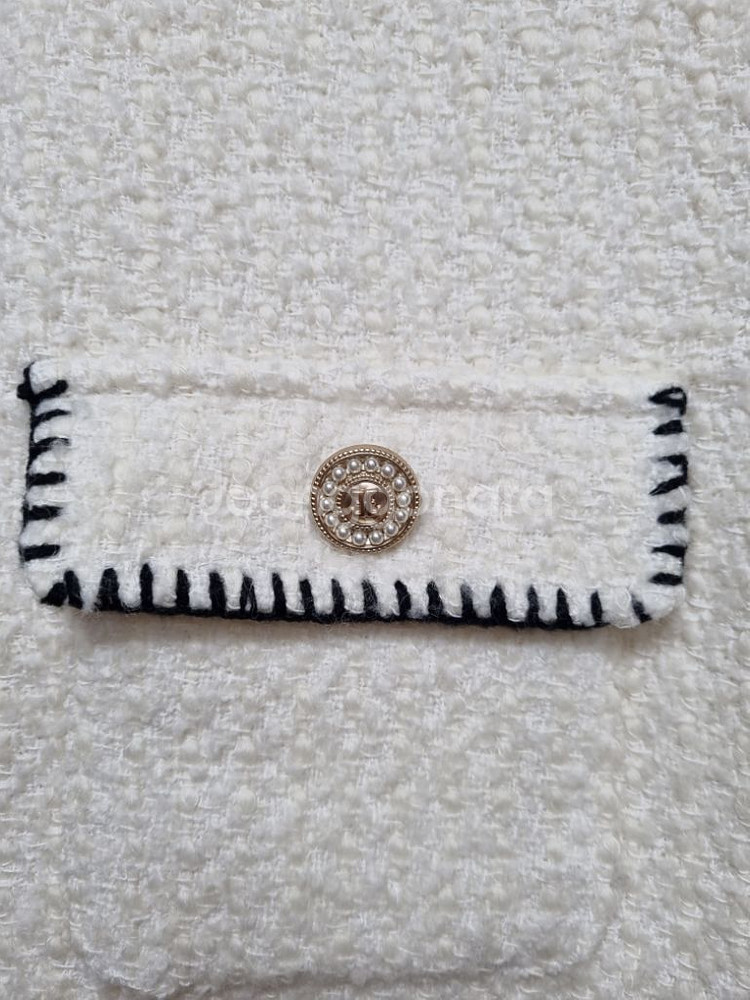 택포(새상품) 삐삐살롱 트위드베스트 트위드조끼--4