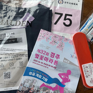 경주벚꽃마라톤 남자 10km 양도합니다