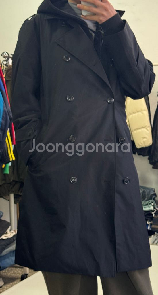 고어텍스 레인코트 블랙 맥코트--2