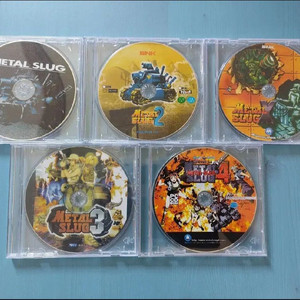 고전게임cd 메탈슬러그1/2/3/x/4탄 일괄판매