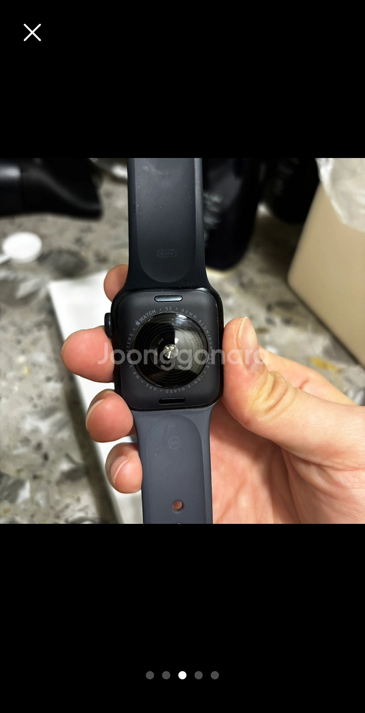 애플워치 SE 2세대 40mm 미드나이트--1