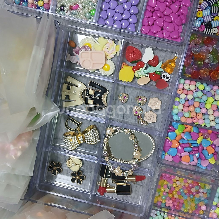 슬라임카페 폐업 비즈 파츠 재료 처분합니다--4