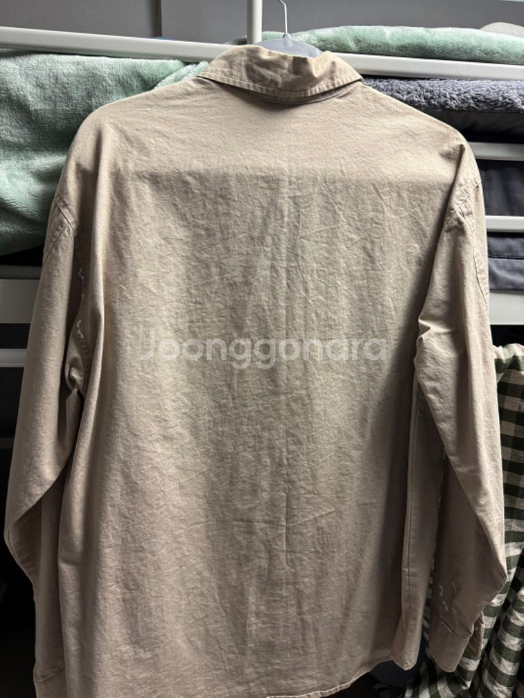 빈티지 페인팅 워크셔츠 L--1