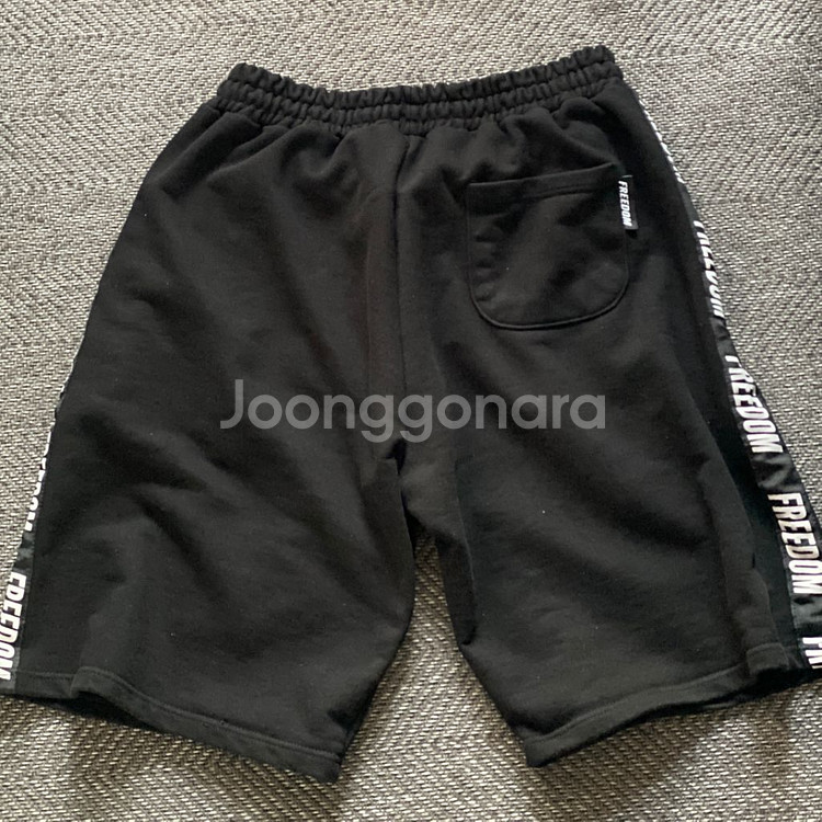 프리덤 레터링 버뮤다 코튼 쇼츠 3XL--1