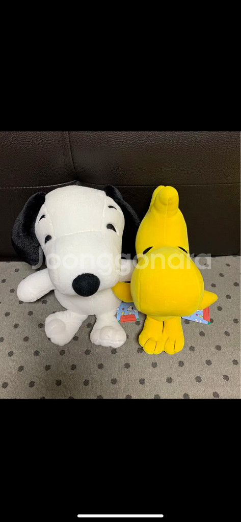 *새상품)스누피30cm, 우드스탁 중형인형--1