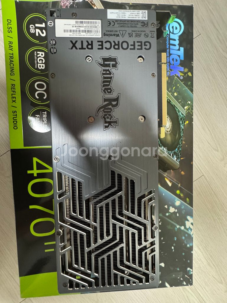 RTX 4070TI GAMEROCK OC 팝니다--1