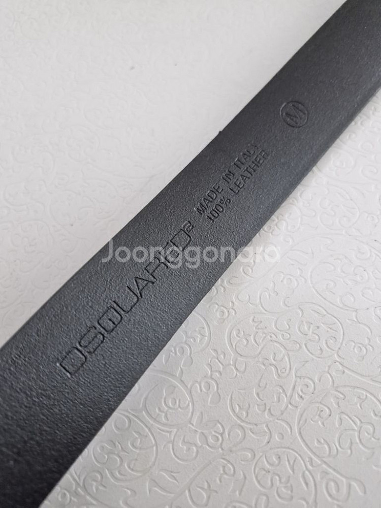 디스퀘어드2 이태리 통가죽벨트 정품--3