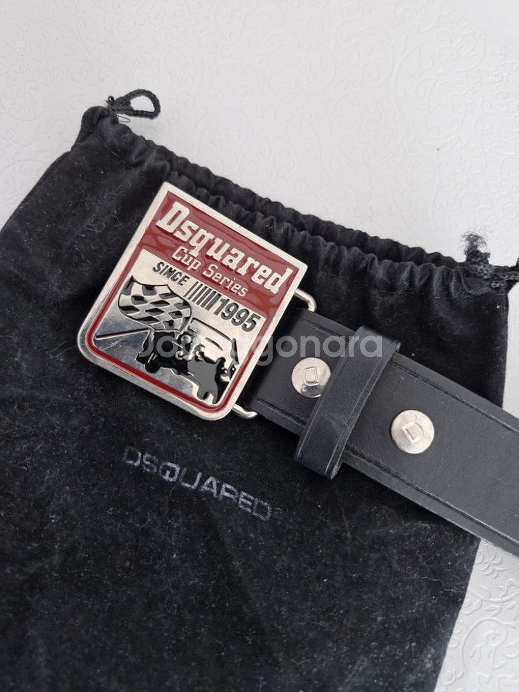 디스퀘어드2 이태리 통가죽벨트 정품--1