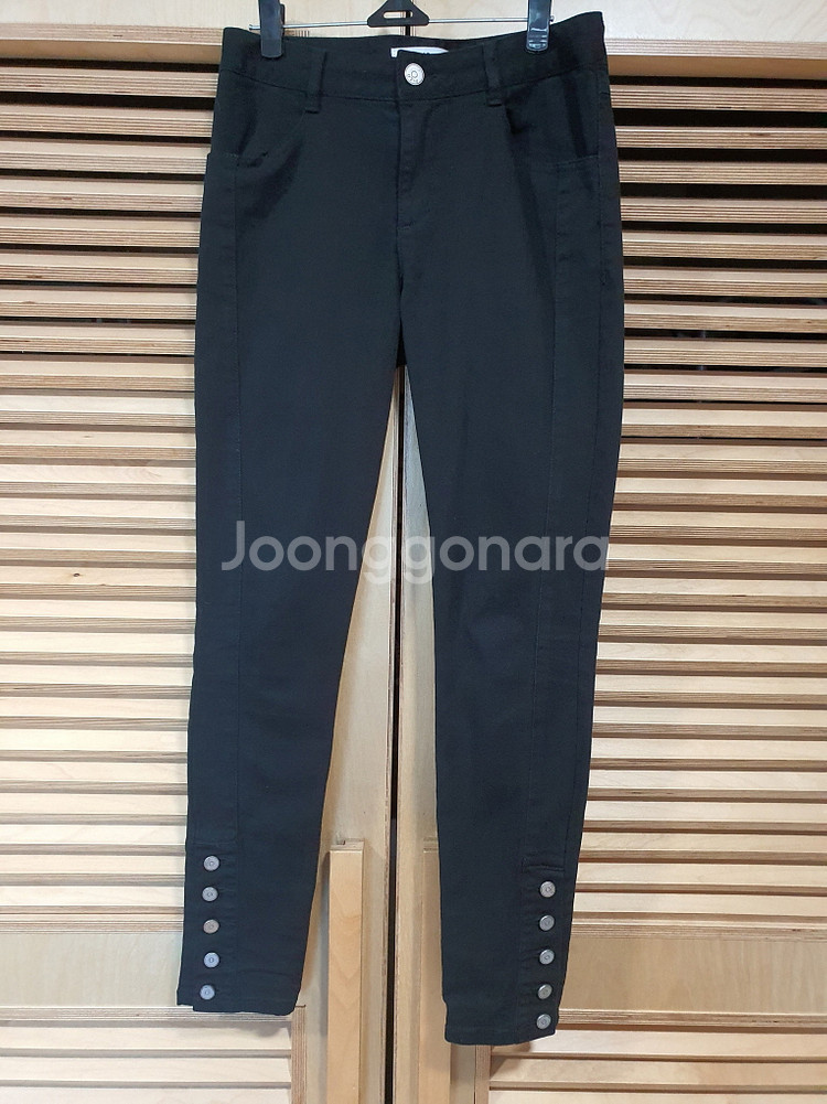 오즈세컨 귀요미 블랙 데님 팬츠 1 사이즈 오즈세컨--2
