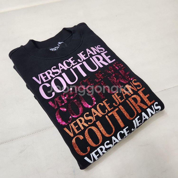 정품 베르사체 여성 기모 맨투맨 티셔츠 M--1