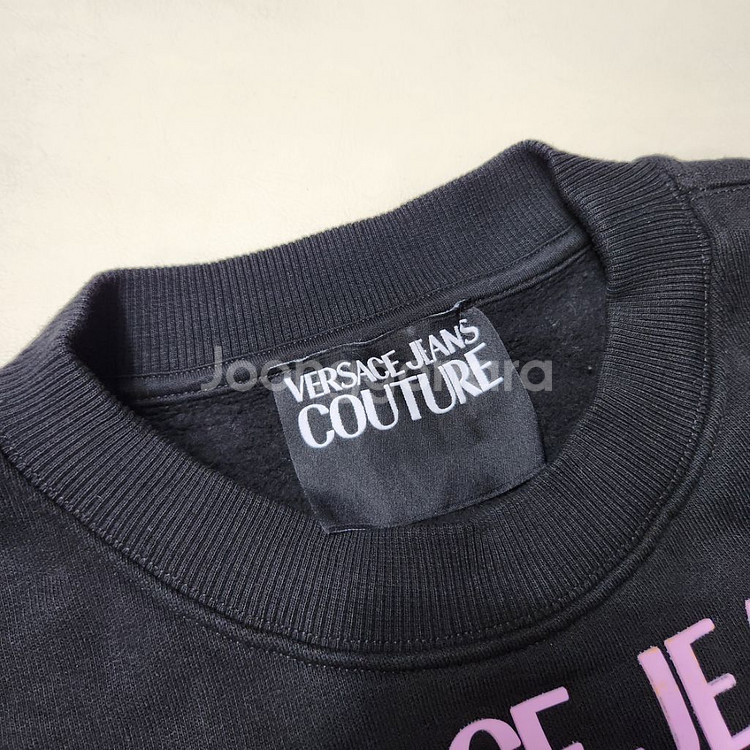 정품 베르사체 여성 기모 맨투맨 티셔츠 M--4