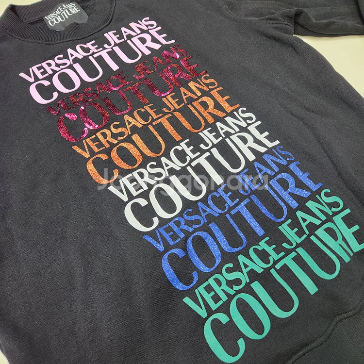 정품 베르사체 여성 기모 맨투맨 티셔츠 M--5