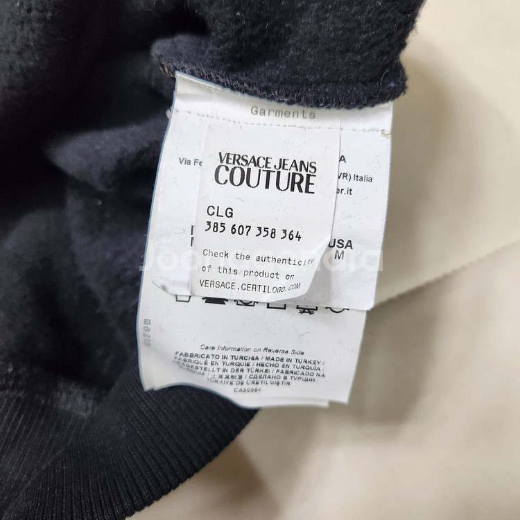 정품 베르사체 여성 기모 맨투맨 티셔츠 M--7