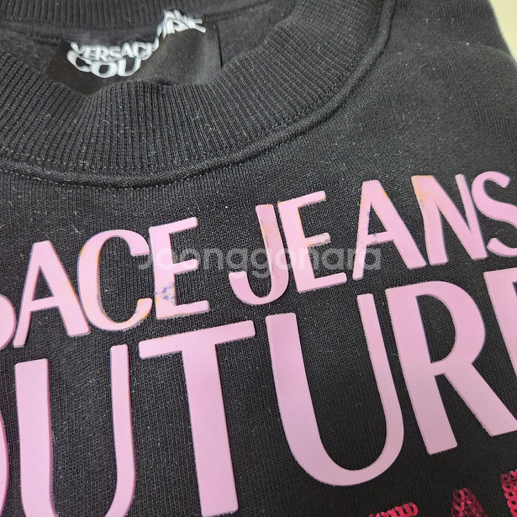 정품 베르사체 여성 기모 맨투맨 티셔츠 M--9