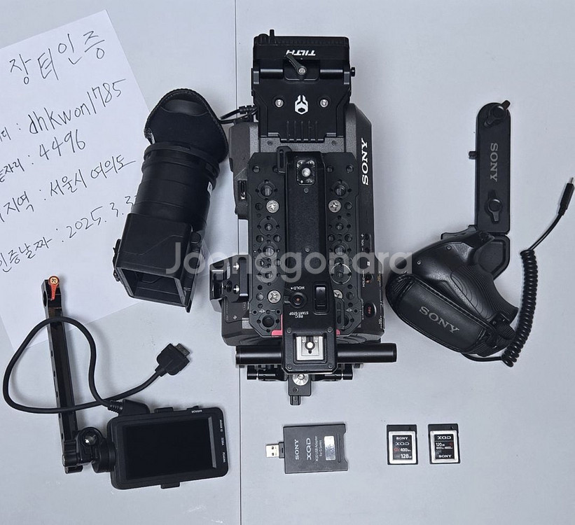 SONY FX9 TILTA CAGE 포함 판매합니다--0