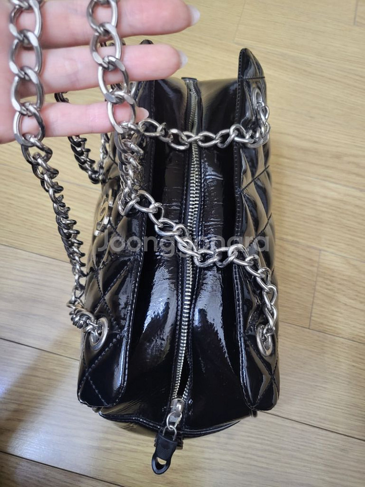 샤넬 빈티지 숄더백 빈티지백 가방 블랙--3