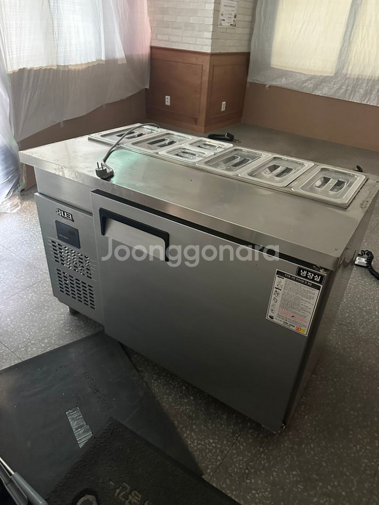 제빙기(NC1057),토핑냉장고, 온정수기 수납장판매--2