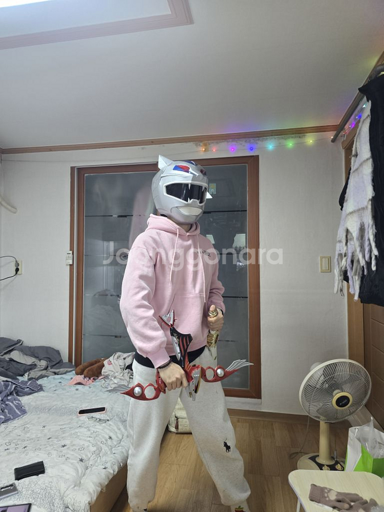 파워레인저 백수전대 가오렌쟈 정글포스 가오레드 헬멧--3