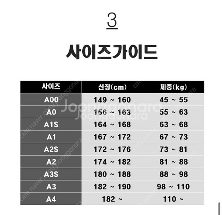 주짓수 도복 가우쵸 블루 A0--5