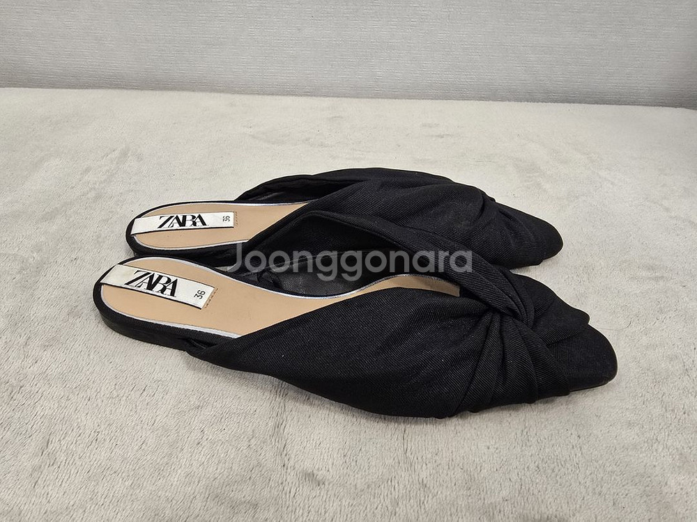 거의새거) 자라 뮬 블로퍼 슬리퍼 235--3