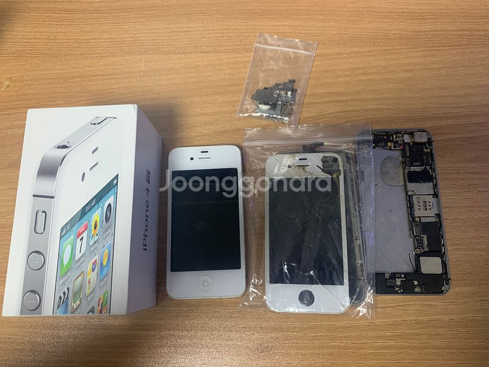 아이폰4s 2개 아이폰se1 1개 부품용--2