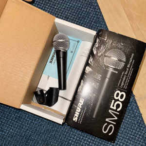 슈어 sm58 마이크+케이블