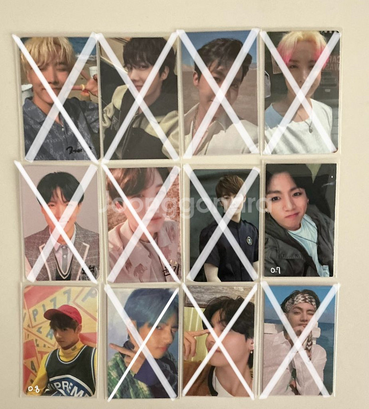 방탄 포카 판매--2
