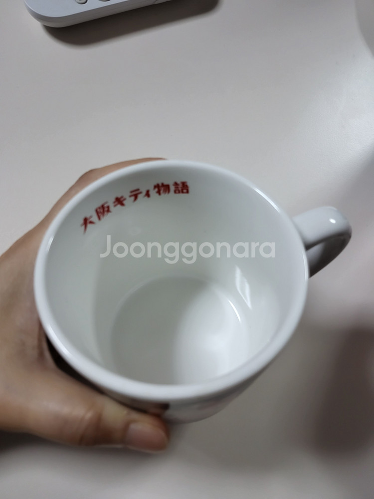 헬로키티 오사카 지역한정 머그컵+고전 키티 스트랩 세트--3