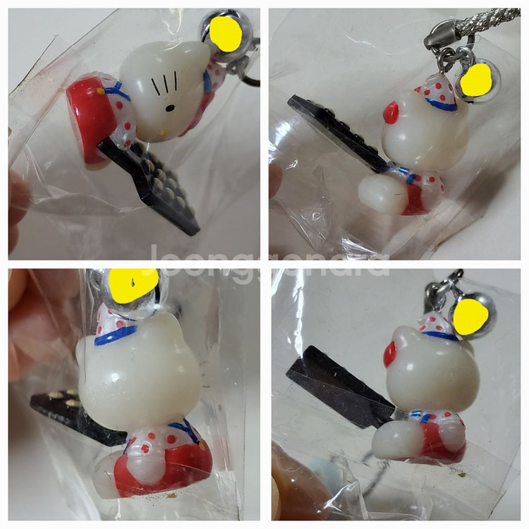 헬로키티 오사카 지역한정 머그컵+고전 키티 스트랩 세트--9